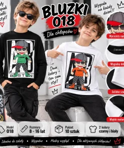 Bluzki DZIECIĘCA,size 8-16lat,paczka 10szt,mix kolor