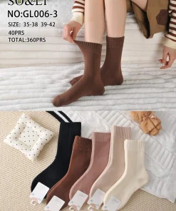 Skarpety Damskie,size 35-42,paczka 40szt,mix kolor