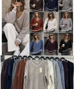 Swetry Damskie,size uni,paczka 12szt,mix kolor