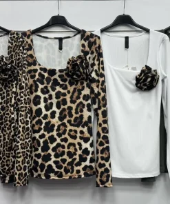 Bluzki Damskie WŁOSKA,Size uni,paczka 6szt, mix kolor