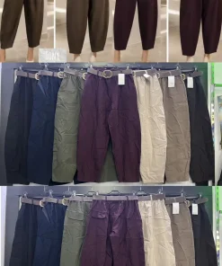 Spodnie Damskie WŁOSKA,Size uni,paczka 6szt, mix kolor