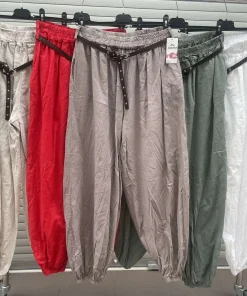Spodnie Damskie WŁOSKA,Size uni,paczka 6szt, mix kolor