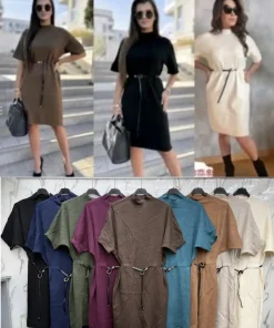 Sukienki damskie,size uni,paczka 6szt,mix kolor