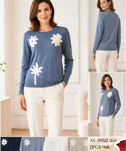 Swetry Damskie,size m-2xl,paczka 12szt,mix kolor