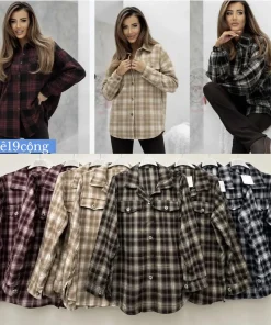Koszule Damskie WŁOSKA,Size uni,paczka 6szt, mix kolor