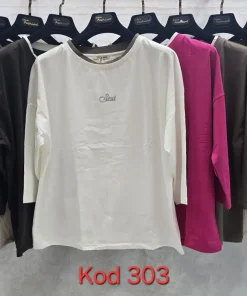 Bluzki Damskie,size uni,Paczka 12szt,mix kolor
