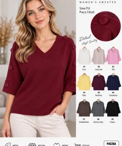 Swetry Damskie ,Size uni,paczka 10szt, mix kolor