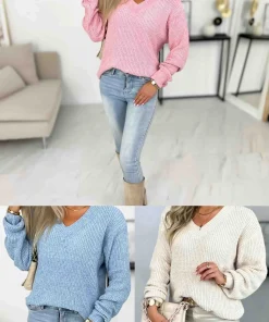 Swetry damskie,size uni,paczka 12szt,mix kolor