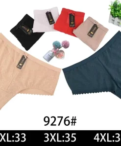 Majtki Damskie,size 2xl-4xl,paczka 24szt,mix kolor