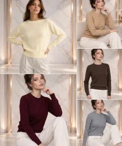 Swetry damskie,size uni,paczka 12szt,mix kolor