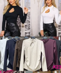 Bluzki Damskie ,Size uni,paczka 6szt, mix kolor