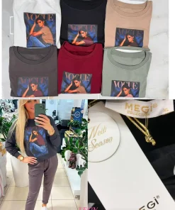 Bluzki Damskie TURECKA,Size uni,paczka 6szt, mix kolor
