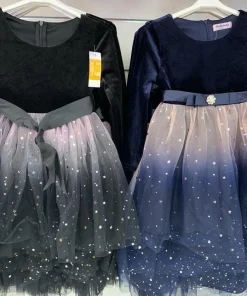 Sukienki DZIECIĘCE,size 4-14lat,Paczka 6szt,1kolor