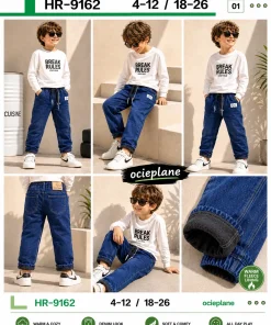 Spodnie JEANSY DZIECIĘCA,size 4-12lat,Paczka 5szt ,1 kolor