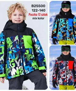 Kurtki DZIECIĘCA,size 122-140,paczka 12szt,mix kolor