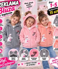 Bluzy DZIECIĘCA,size 1-5lat,Paczka 15szt,mix kolor