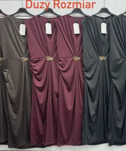 Sukienki Damskie WŁOSKA,Size uni,paczka 6szt, mix kolor