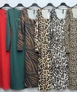 Sukienki Damskie WŁOSKA,Size uni,paczka 6szt, mix kolor