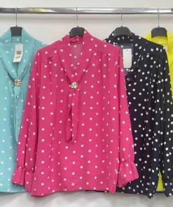 Bluzki Damskie WŁOSKA,Size uni,paczka 6szt, mix kolor