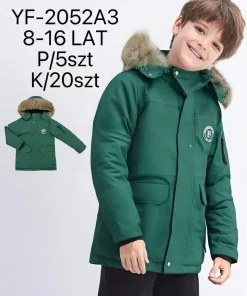 Kurtki DZIECIĘCA,size 8-16lat,Paczka 5szt ,1 kolor