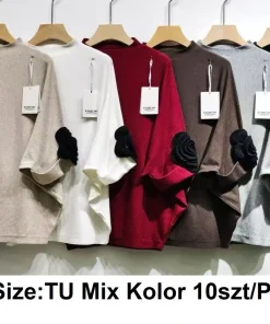 Swetry damskie,size uni,Paczka 10szt,mix kolor