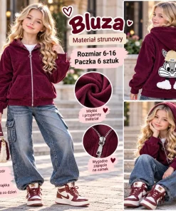 Bluzy DZIECIĘCA,size 6-16lat,paczka 6szt,1kolor