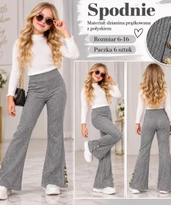Spodnie DZIECIĘCA,size 6-16lat,Paczka 6szt ,1kolor