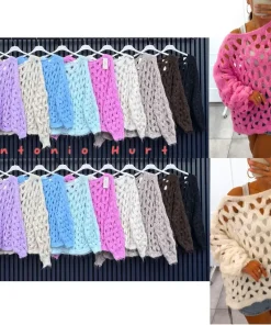 Swetry Damskie ,Size uni,paczka 6szt, mix kolor