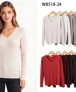 Swetry Damskie WŁOSKA,Size uni,paczka 6szt, mix kolor
