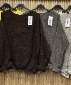 Swetry Damskie WŁOSKA,Size uni,paczka 6szt, mix kolor