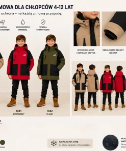 Kurtki DZIECIĘCA,size 4-12lat,Paczka 5szt ,1 kolor