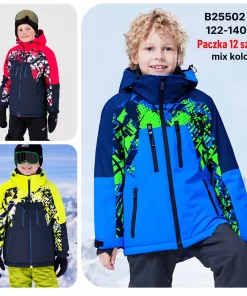Kurtki DZIECIĘCA,size 122-140,paczka 12szt,mix kolor