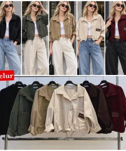Kurtki damskie ,size uni,Paczka 6szt ,mix kolor