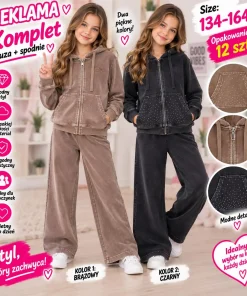 Komplety DZIECIĘCA,size 134-164,Paczka 12szt,mix kolor