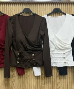 Bluzki Damskie WŁOSKA,Size uni,paczka 6szt, mix kolor