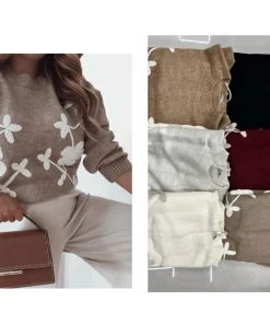 Swetry Damskie,size uni,Paczka 6szt,mix kolor