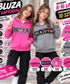 Bluzy DZIECIĘCA,size 8-16lat,Paczka 10szt,mix kolor