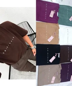 Bluzki Damskie,size uni,Paczka 6szt,mix kolor