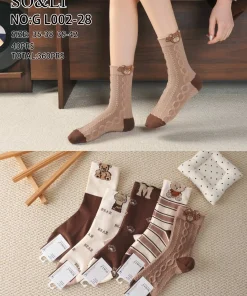Skarpety Damskie,size 35-42,paczka 40szt,mix kolor