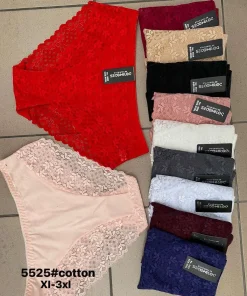 Majtki Damskie,size 2xl-4xl,Paczka 24szt,mix kolor