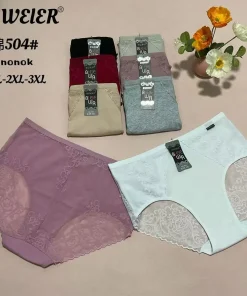 Majtki Damskie,size xl-3xl,Paczka 24szt ,mix kolor