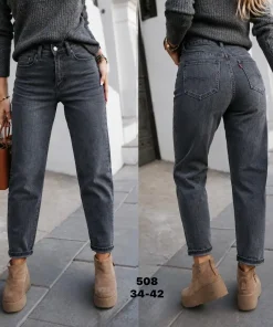 Jeansy Damskie,size 34-42,Paczka 12szt,1kolor