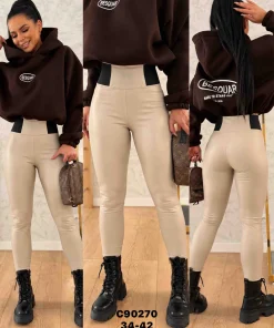 Spodnie skórzane Damskie,size 34-42,paczka 10szt,1kolor