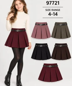 Spódnica DZIECIĘCA,size 4-14lat,paczka 6szt,1kolor