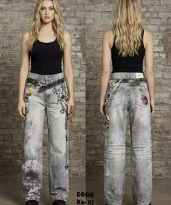 Jeansy Damskie, size xs-xl,paczka 12szt,1kolor