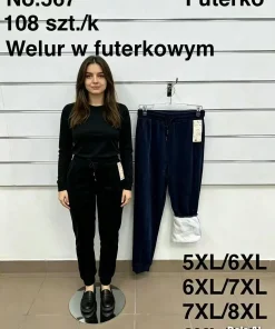 Spodnie Damskie,size 5/6-8/9xl,paczka 12szt,mix kolor
