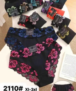 Majtki Damskie,size xl-3xl,paczka 24szt,mix kolor