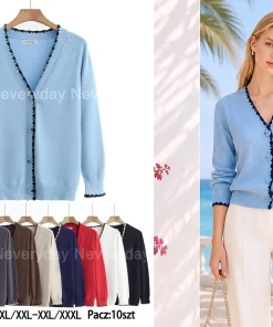 Swetry Damskie ,Size xl/2xl-2/3xl,paczka 10szt, mix kolor