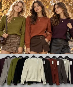 Swetry Damskie WŁOSKA,Size uni,paczka 6szt, mix kolor