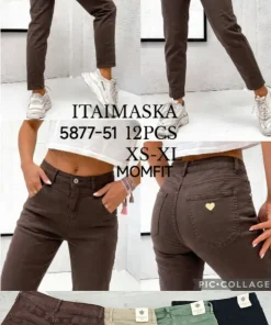 Jeansy Damskie,size xs-xl,Paczka 12szt ,1kolor